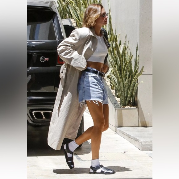 The Row $1050 Fisherman Sandals in Black Leather Covered Buckle Strap Size 40/10 - Picture 6 of 16